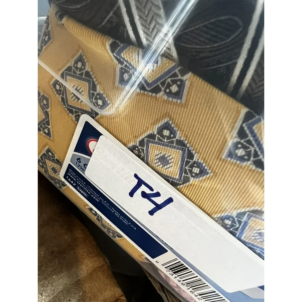Jos A‎ Bank Signature Collection Tie Mens Silk Geometric Italy L:61